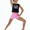 Hot Sale 💯 BLOCHSTORE-US BLOCH X Flo Active Shorts Pink Terazzo 🎉 -Children Dancewear Sales 68m jhyI