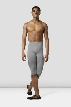 New 🎉 BLOCHSTORE-US Mens/Boys Knee Length Rehearsal Tights Grey ✨