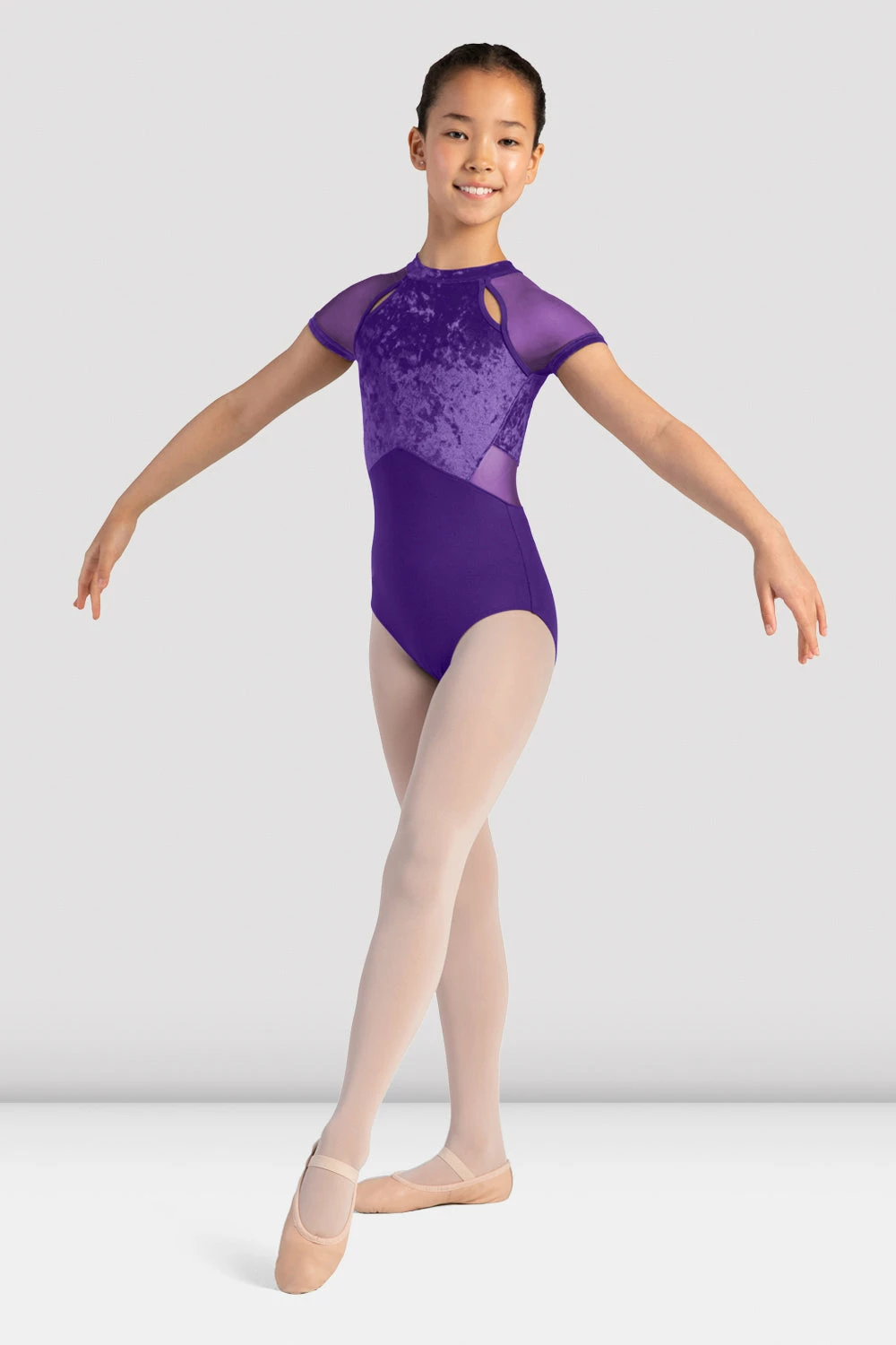 Brand new β BLOCHSTORE-US π§ Girls Sasha Velvet Mock Neck Leotard Amethyst β 3 Brand new β BLOCHSTORE-US π§ Girls Sasha Velvet Mock Neck Leotard Amethyst β