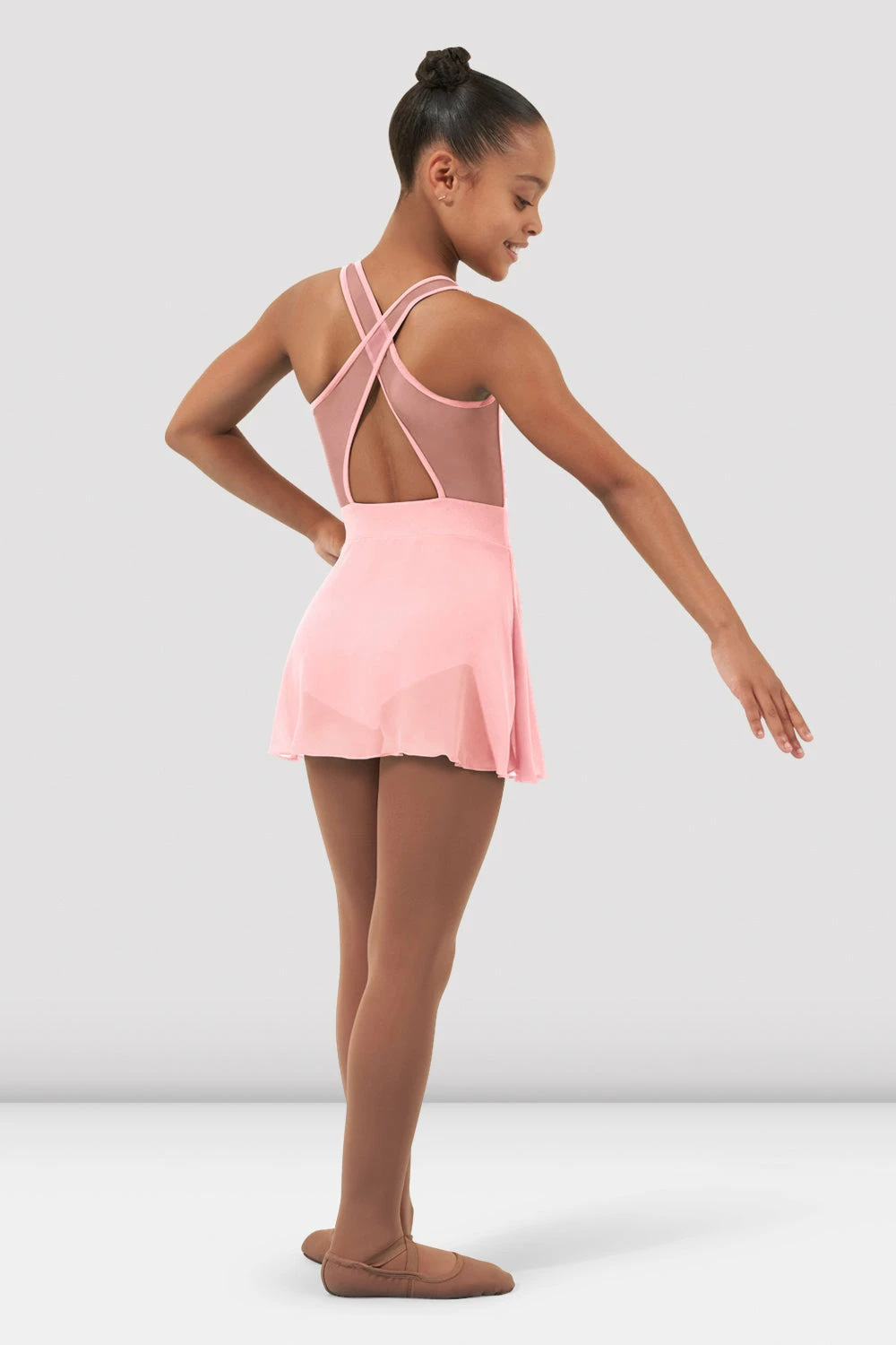 Wholesale 😍 BLOCHSTORE-US 👧 Girls Candace Mesh 👗 Skirted Leotard 🍬 Candy Pink ✔️ 4 Wholesale 😍 BLOCHSTORE-US 👧 Girls Candace Mesh 👗 Skirted Leotard 🍬 Candy Pink ✔️ - Image 2