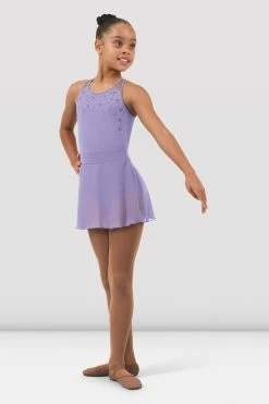 Budget ⭐ BLOCHSTORE-US 👧 Girls Candace Mesh 👗 Skirted Leotard Lilac ⭐