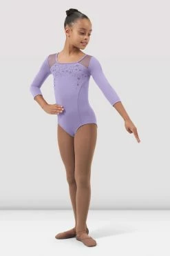 Top 10 β€οΈ BLOCHSTORE-US π§ Girls Gemma 3/4 Sleeve Leotard Lilac π