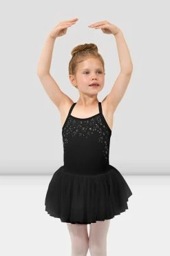 Best Pirce ๐ BLOCHSTORE-US ๐ง Girls Elara Mesh Back Tutu ๐ Dress Black ๐ฅ