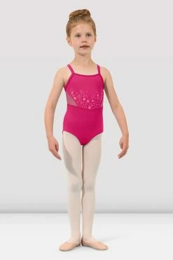 Brand new ❤️ BLOCHSTORE-US 👧 Girls Bianca Camisole Leotard Hot Pink 😍