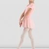Promo 😉 BLOCHSTORE-US 👧 Girls Short Sleeve 👗 Skirted Leotard Light Pink 🔔 -Children Dancewear Sales CL5342 CDP 01