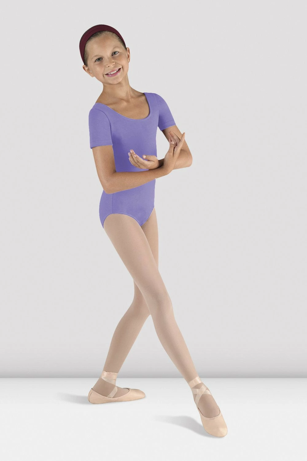 Flash Sale π― BLOCHSTORE-US π§ Girls Short Sleeve Round Neck Leotard Lavender π 3 Flash Sale π― BLOCHSTORE-US π§ Girls Short Sleeve Round Neck Leotard Lavender π
