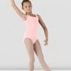 New 😍 BLOCHSTORE-US 👧 Girls Basic Round Neck Tank Leotard Light Pink 😉