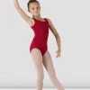 New ⌛ BLOCHSTORE-US 👧 Girls Basic Round Neck Tank Leotard Red 🛒