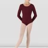 Top 10 ❤️ BLOCHSTORE-US 👧 Girls Basic Long Sleeve Leotard Burgundy 🔔