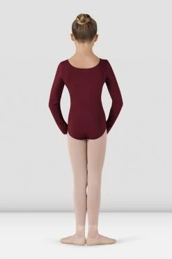 Top 10 ❤️ BLOCHSTORE-US 👧 Girls Basic Long Sleeve Leotard Burgundy 🔔 5 Top 10 ❤️ BLOCHSTORE-US 👧 Girls Basic Long Sleeve Leotard Burgundy 🔔 -Children Dancewear Sales CL5409 BUR 02