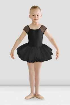 New 🔥 BLOCHSTORE-US 👧 Girls Hanami Tutu Leotard Black 💯