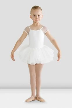 Budget โ๏ธ BLOCHSTORE-US ๐ง Girls Hanami Tutu Leotard White ๐