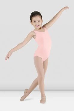 Hot Sale 💯 BLOCHSTORE-US 👧 Girls Dynamic Tank Leotard Light Pink 💯