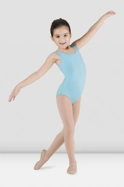 Wholesale β BLOCHSTORE-US π§ Girls Dynamic Tank Leotard Pastel Blue β€οΈ
