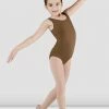 Buy 🌟 BLOCHSTORE-US 👧 Girls Dynamic Tank Leotard Almond ⭐ -Children Dancewear Sales CL5605 Front ALM
