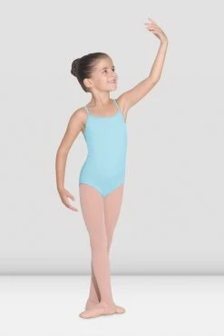 Best Pirce 👏 BLOCHSTORE-US 👧 Girls Parem Camisole Leotard Pastel Blue 😉
