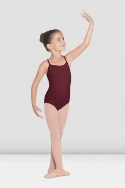 Buy 👍 BLOCHSTORE-US 👧 Girls Parem Camisole Leotard Burgundy ✔️