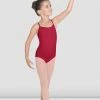 Hot Sale ❤️ BLOCHSTORE-US 👧 Girls Parem Camisole Leotard Red 😉