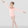 Wholesale ✔️ BLOCHSTORE-US 👧 Girls Meglio Long Sleeve Leotard Light Pink ⭐