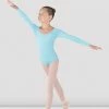 Hot Sale ✔️ BLOCHSTORE-US 👧 Girls Meglio Long Sleeve Leotard Pastel Blue 🧨 -Children Dancewear Sales CL5609 PTB 01