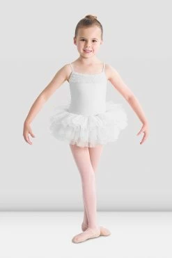Coupon ✔️ BLOCHSTORE-US 👧 Girls Desdemona Tutu Leotard White ✔️