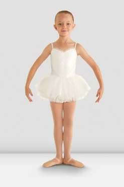 Best Pirce ⌛ BLOCHSTORE-US 👧 Girls Valentine Tutu Leotard White 🥰