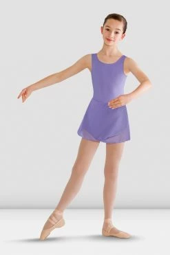 Coupon 🥰 BLOCHSTORE-US 👧 Girls Riya 👗 Skirted Tank Leotard Lavender 💯