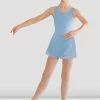 Wholesale 😉 BLOCHSTORE-US 👧 Girls Riya 👗 Skirted Tank Leotard Pastel Blue 😍 -Children Dancewear Sales CL8255 FRONT PTB