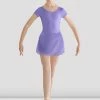 Brand new ⌛ BLOCHSTORE-US 👧 Girls Prisha Short Sleeve 👗 Skirted Leotard Lavender 🎉 -Children Dancewear Sales CL8262 LAV 01