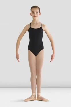 Deals 🎁 BLOCHSTORE-US 👧 Girls Pranay Adjustable Strap Leotard Black ✨
