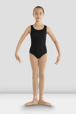 Discount ✔️ BLOCHSTORE-US 👧 Girls Gladiolus Diamond Back Leotard Black 🎉