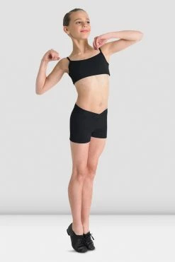 Brand new 🌟 BLOCHSTORE-US 👧 Girls Darcey V Waist Short Black 🔔