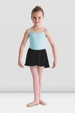 Promo 💯 BLOCHSTORE-US 👧 Girls Barre Stretch Waist Ballet 👗 Skirt Black 👍