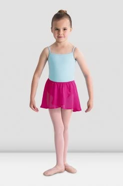 Brand new ✔️ BLOCHSTORE-US 👧 Girls Barre Stretch Waist Ballet 👗 Skirt Berry 🛒