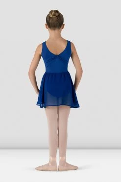 Deals 😀 BLOCHSTORE-US 👧 Girls Barre Stretch Waist Ballet 👗 Skirt Royal ⌛