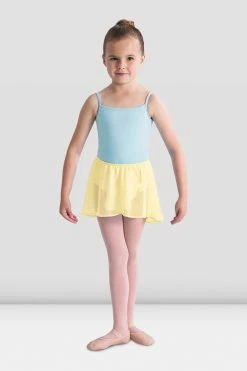 Best Pirce 🌟 BLOCHSTORE-US 👧 Girls Barre Stretch Waist Ballet 👗 Skirt Sunshine 😀
