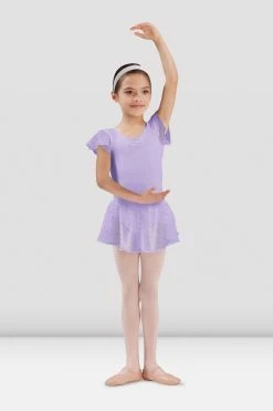 Buy 🔥 BLOCHSTORE-US 👧 Girls Olesia Georgette Sequin 👗 Skirt Lilac 🥰