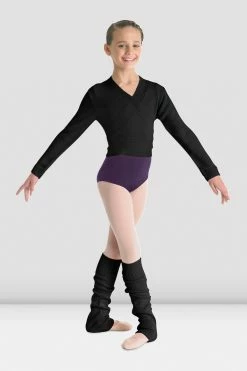 Promo 🎉 BLOCHSTORE-US 👧 Girls Ella Cross Over Cardigan Black 🎉