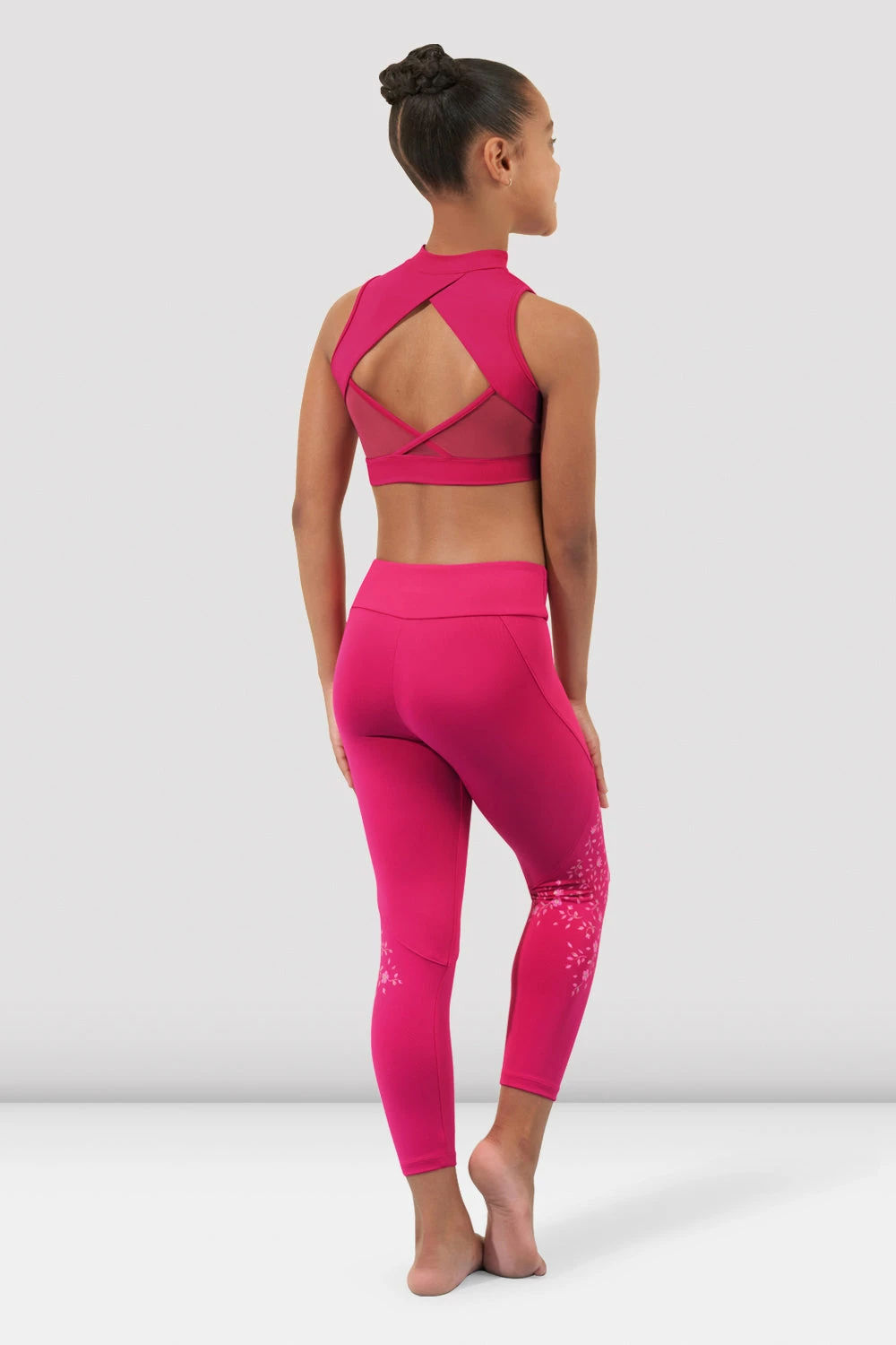 Discount ๐ BLOCHSTORE-US ๐ง Girls Heidi Zipper Crop Top Hot Pink ๐ 4 Discount ๐ BLOCHSTORE-US ๐ง Girls Heidi Zipper Crop Top Hot Pink ๐ - Image 2