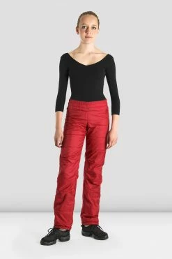 Best Pirce ❤️ BLOCHSTORE-US Adult Reversible Warm Up Pant Red 🎁