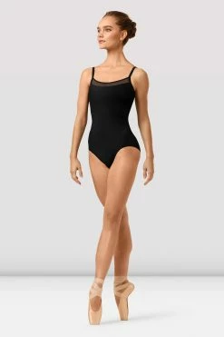 Children Dancewear Sales 5 Budget โจ BLOCHSTORE-US Tween Katya Mirage Camisole Leotard Black ๐