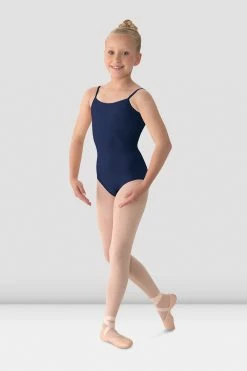 Promo 🧨 BLOCHSTORE-US 👧 Girls Mirella Camisole Leotard Navy 🧨