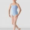 Discount 👍 BLOCHSTORE-US 👧 Girls Mirella Princess Seam V Front Camisole Leotard Light Blue 🛒 -Children Dancewear Sales M207C F LTB 1