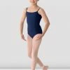 Brand new ✔️ BLOCHSTORE-US 👧 Girls Mirella Princess Seam V Front Camisole Leotard Navy ⌛