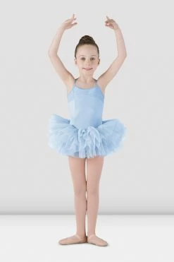 Best reviews of ⌛ BLOCHSTORE-US 👧 Girls Mirella Lace Up Back Tutu 👗 Dress Light Blue 🥰