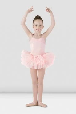 Best Sale 🧨 BLOCHSTORE-US 👧 Girls Mirella Lace Up Back Tutu 👗 Dress Pink 😍