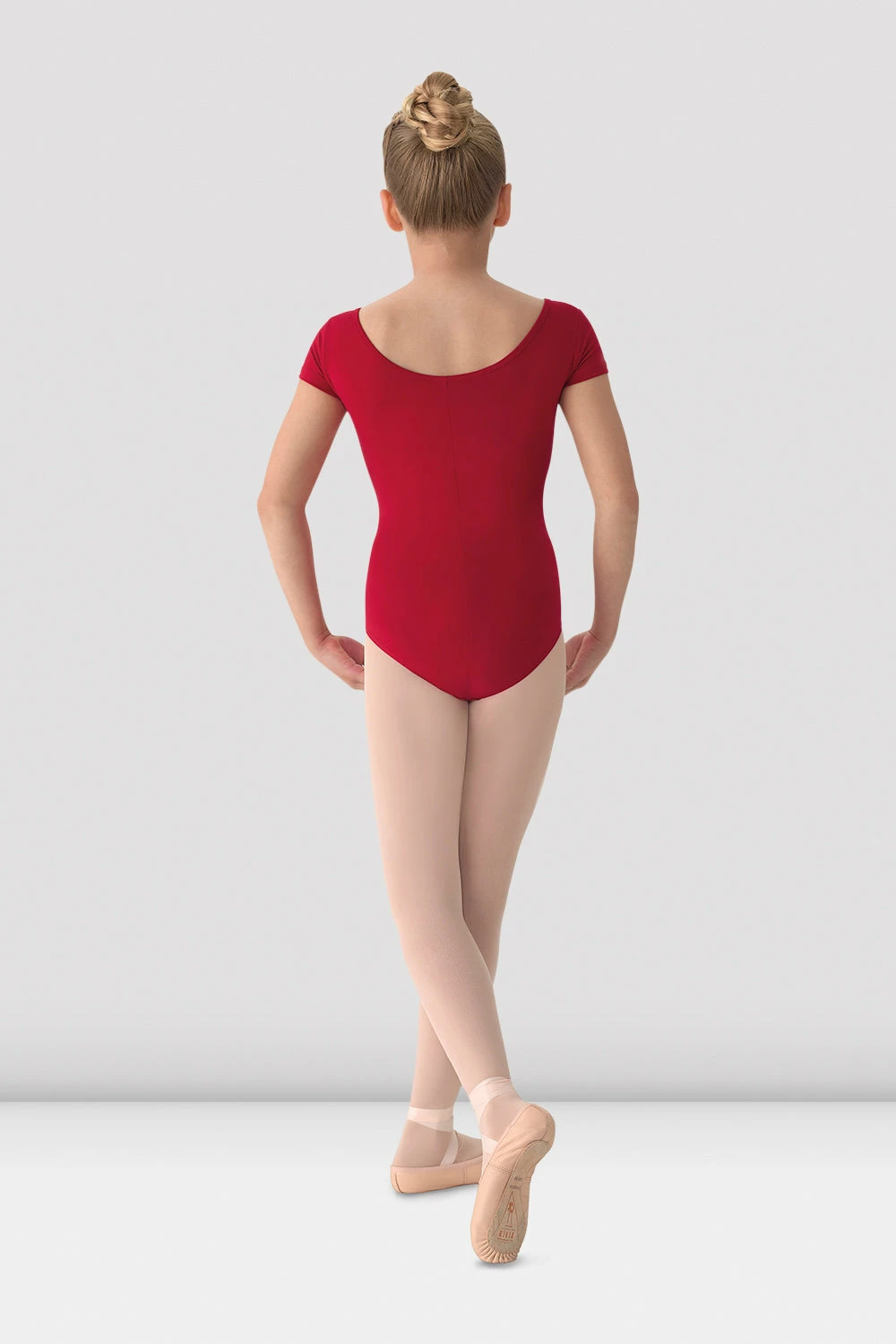 Best Sale π₯° BLOCHSTORE-US π§ Girls Mirella Classic Short Sleeve Leotard Garnet π― 4 Best Sale π₯° BLOCHSTORE-US π§ Girls Mirella Classic Short Sleeve Leotard Garnet π― - Image 2