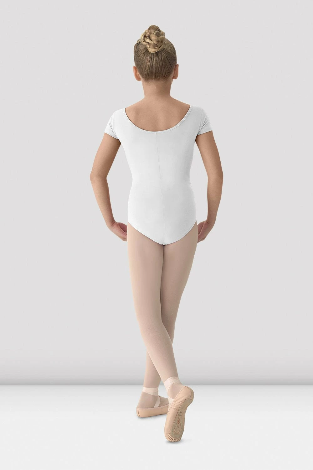 Hot Sale π BLOCHSTORE-US π§ Girls Mirella Classic Short Sleeve Leotard White π₯ 4 Hot Sale π BLOCHSTORE-US π§ Girls Mirella Classic Short Sleeve Leotard White π₯ - Image 2