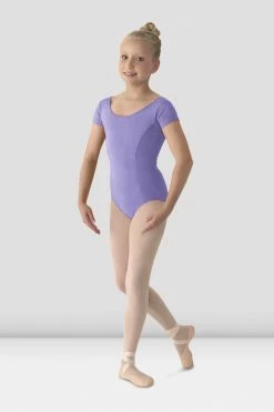 Best reviews of ⭐ BLOCHSTORE-US 👧 Girls Mirella Classic Short Sleeve Leotard Lilac 👏