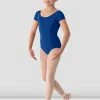 Discount 😉 BLOCHSTORE-US 👧 Girls Mirella Classic Short Sleeve Leotard Royal 🛒